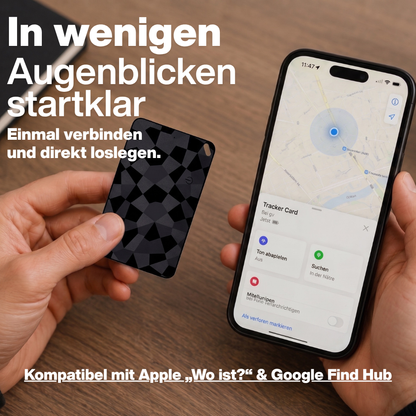 Locaro Tracking Karte für Apple Wo ist und Google Find Hub 